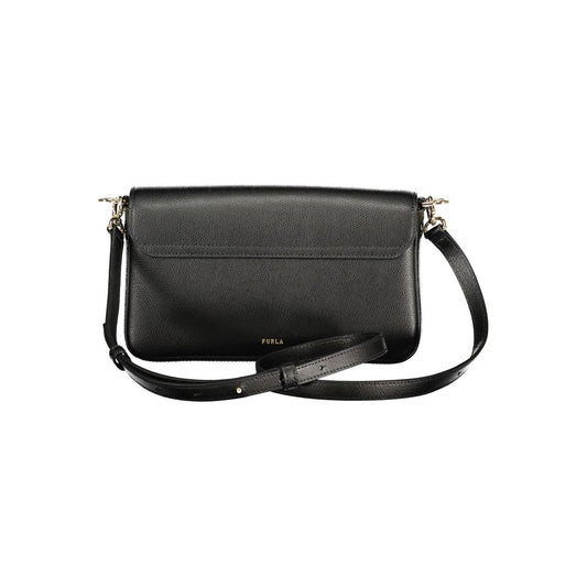 Furla Nero Leather Women Handbag