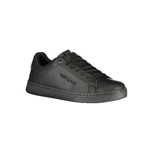 Gas Black Polyurethane Men's Sneaker