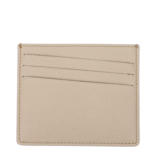 Maison Margiela Beige Leather Cardholder