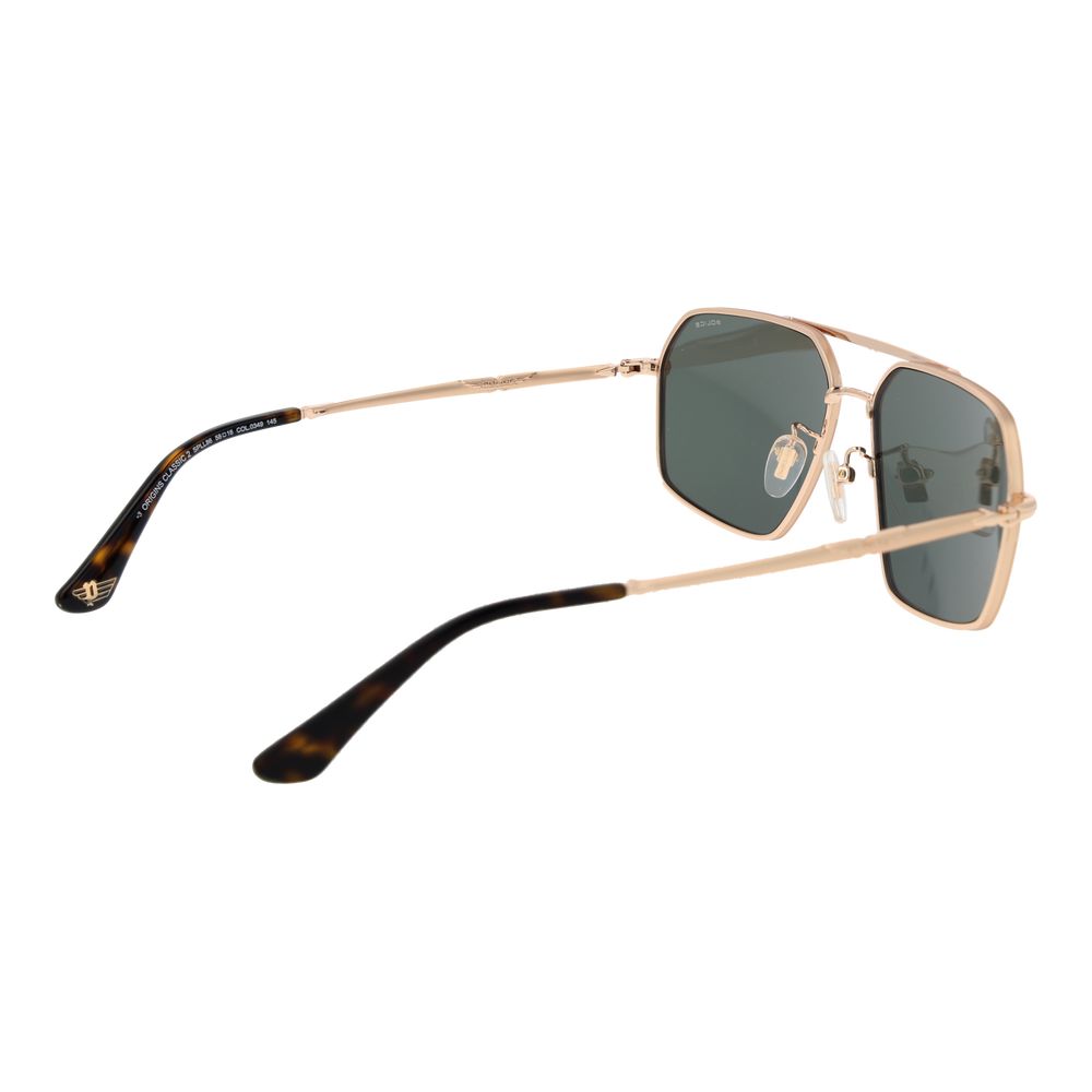 Police Gold Metal Sunglasses