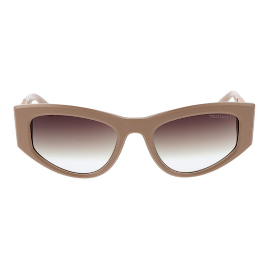 Trussardi Beige Acetate Sunglasses