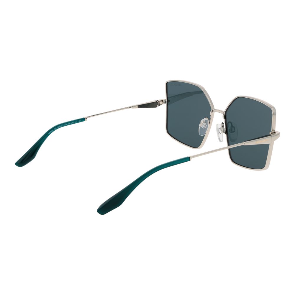Trussardi Silver Metal Sunglasses