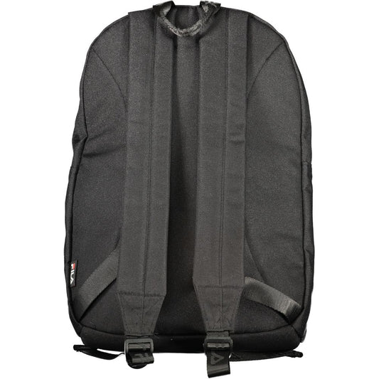 Fila Black Polyester Men Backpack
