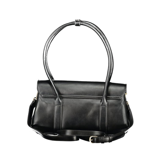 Mario Valentino Nero Poliuretano Woman Shoulder Bag