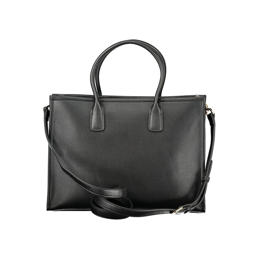 Mario Valentino Black Polyurethane Women Handbag