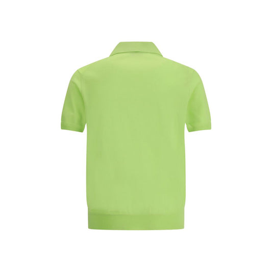 Tom Ford Green Cotton Polo Shirt