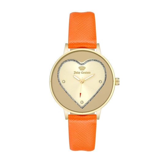 Juicy Couture Orange Plastic Dress Watch