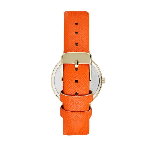 Juicy Couture Orange Plastic Dress Watch