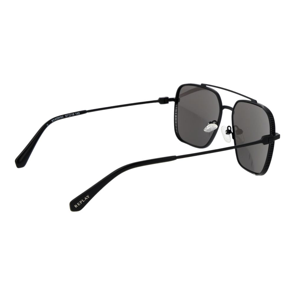 Replay Black Metal Sunglasses
