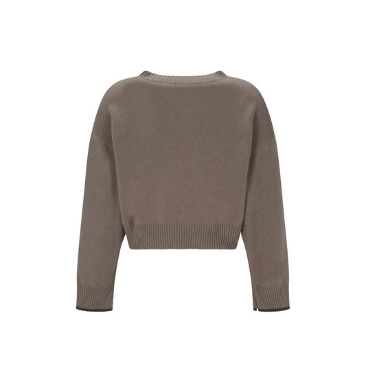 Brunello Cucinelli Beige Cashmere Sweater