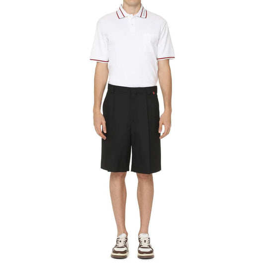 Gucci Black Polyester Bermuda Shorts