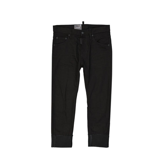 Dsquared² Black Cotton Jeans Denim
