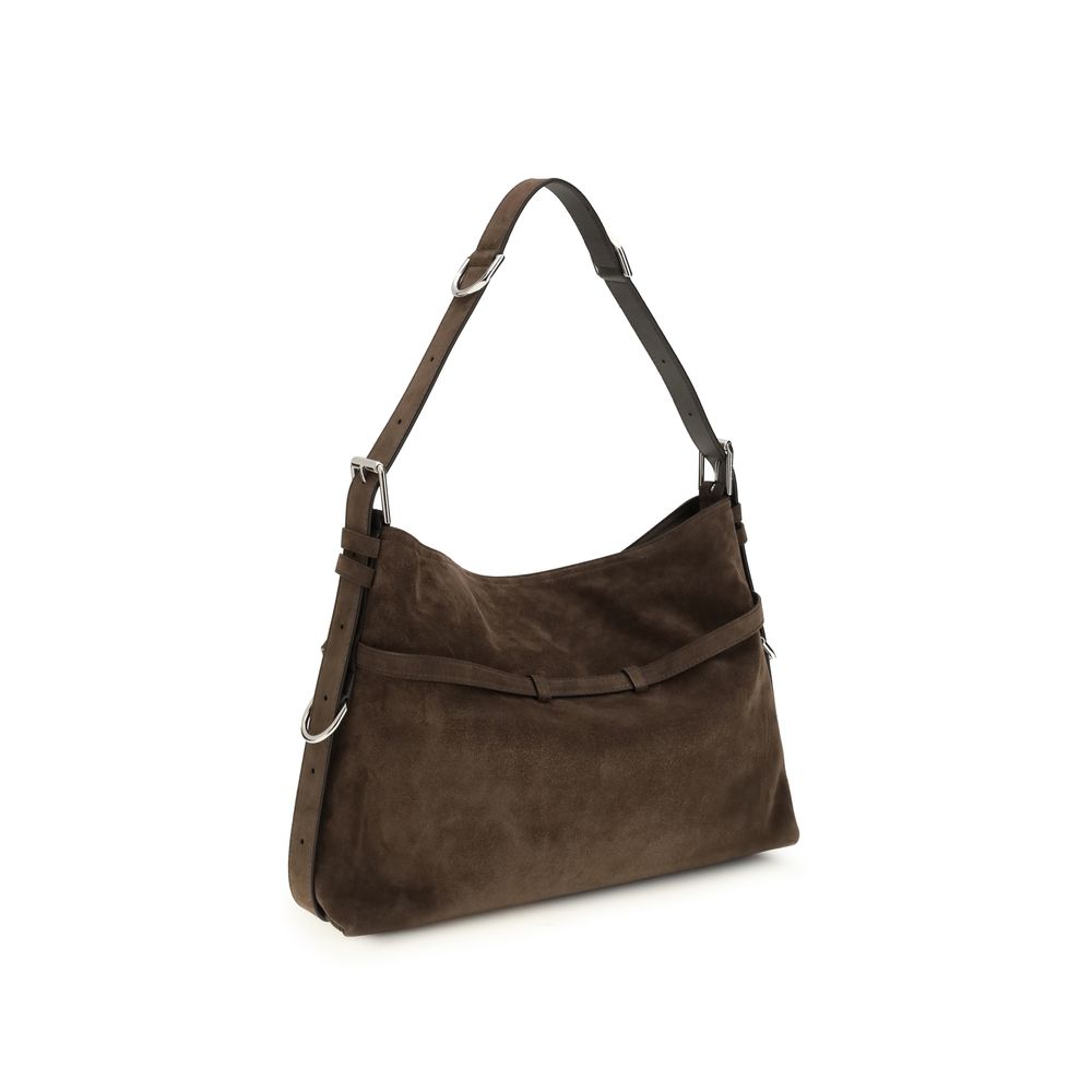 Givenchy Black Calf Leather Bos Taurus Shoulder Bag