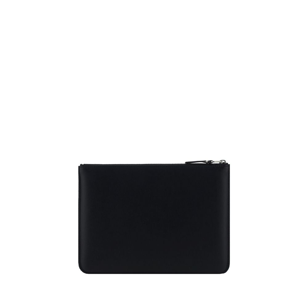 Comme Des Garçons Black Calf Leather Bos Taurus Wallet