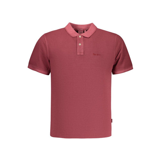Pepe Jeans Red Cotton Men's Polo Shirt