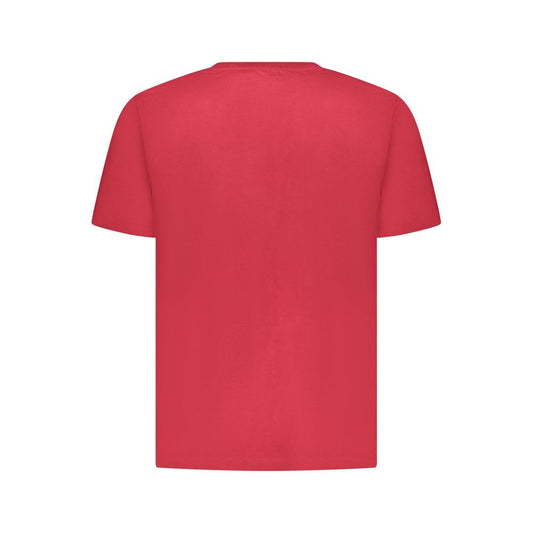 Pepe Jeans Red Cotton Men T-Shirt