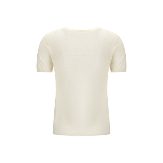 Lisa Yang White Cashmere T-Shirt