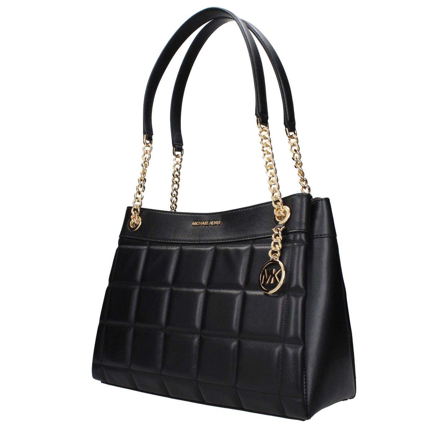 Michael Kors Black Leather Shoulder Bag