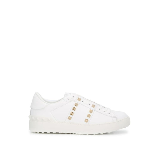 Valentino Garavani White Leather Low Top Sneakers