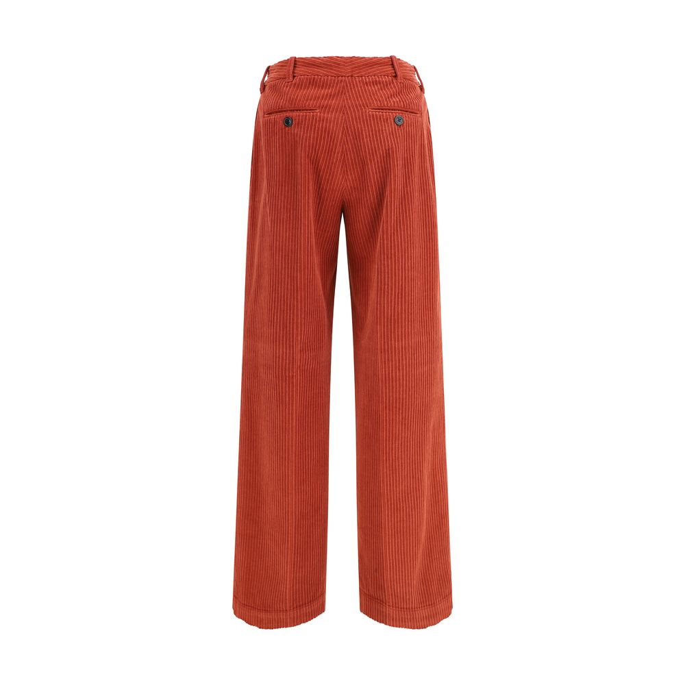 True Royal Multicolor Cotton Casual Pants