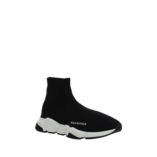 Balenciaga Black Elastane Athletic Sneakers