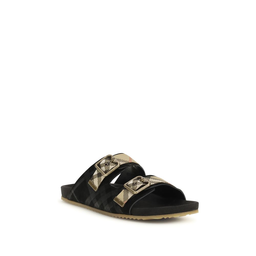 Burberry Multicolor Rubber Flat Sandals
