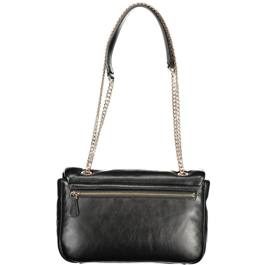 Guess Jeans Nero Poliuretano Women Handbag