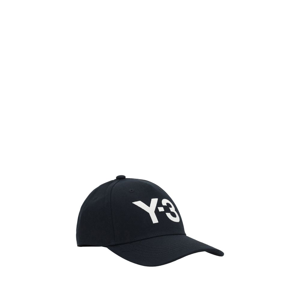 Y-3 Black Cotton Cap (Baseball Hat)