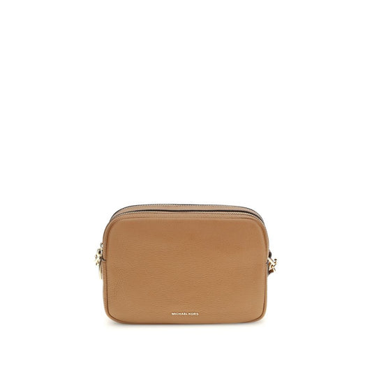 Michael Kors Brown Calf Leather Bos Taurus Shoulder Bag