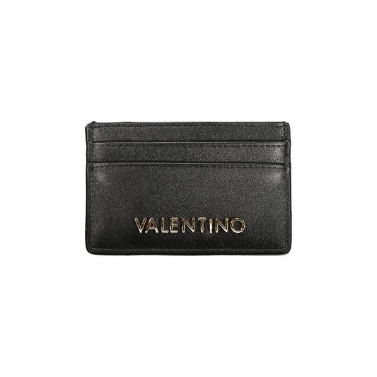 Mario Valentino Black Polyurethane Women Wallet