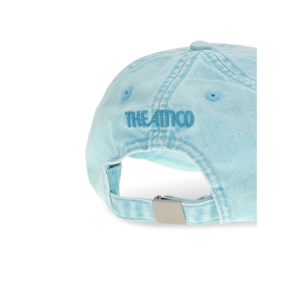 The Attico Blue Cotton Cap (Baseball Hat)