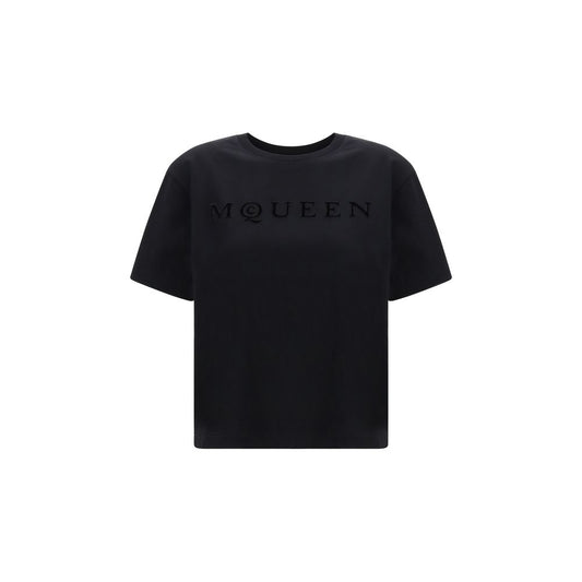 Alexander McQueen Black Cotton T-Shirt