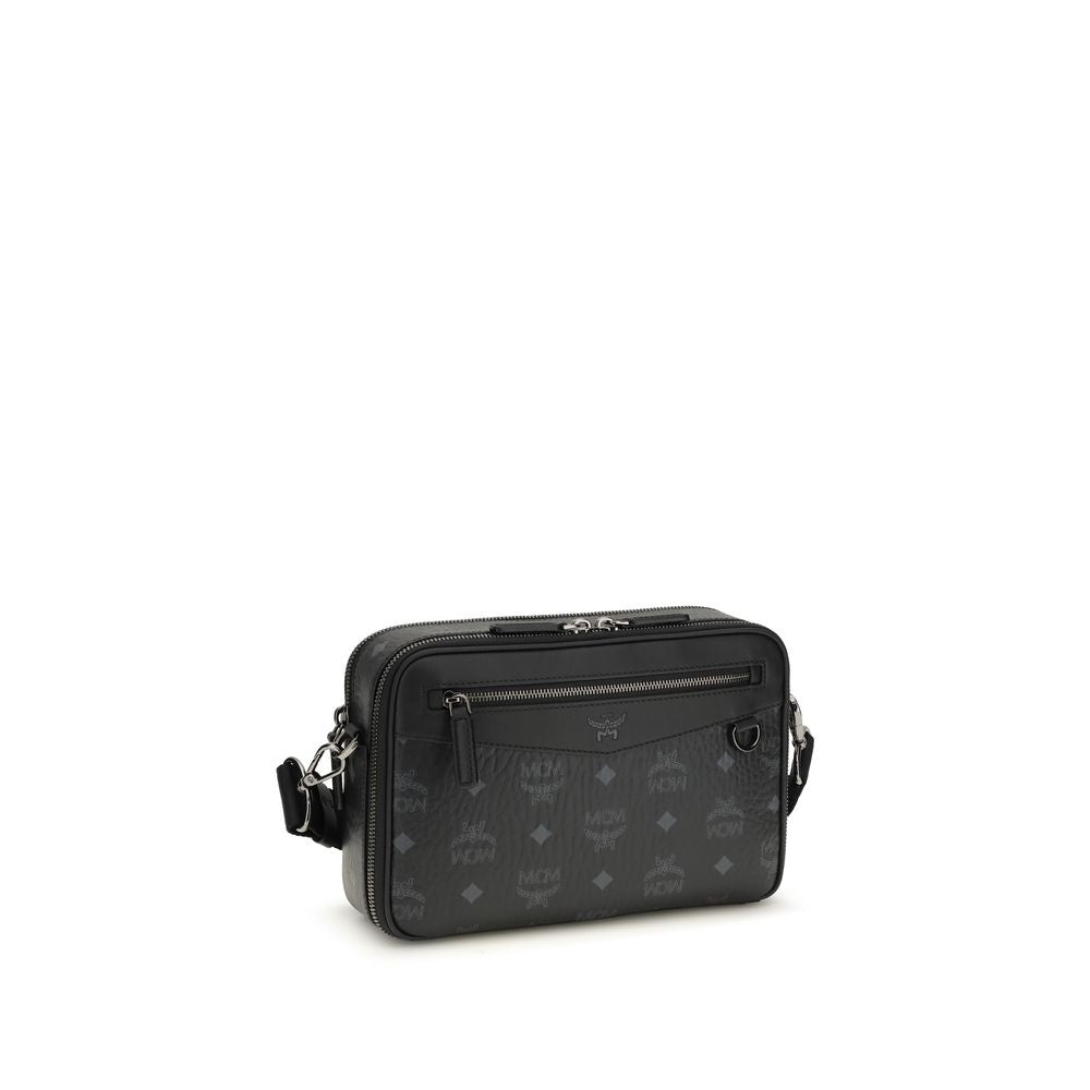 MCM Black Polyethylene Shoulder Bag
