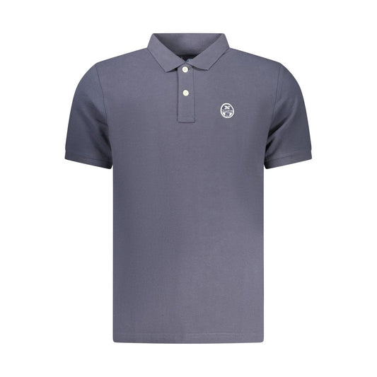 North Sails Blue Cotton Men Polo