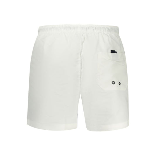 North Sails White Polyester Men's Swim Boxer