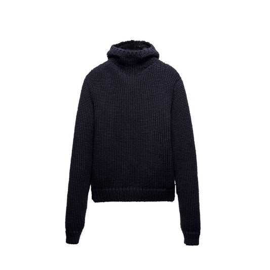 Prada Blue Wool Sweatshirt
