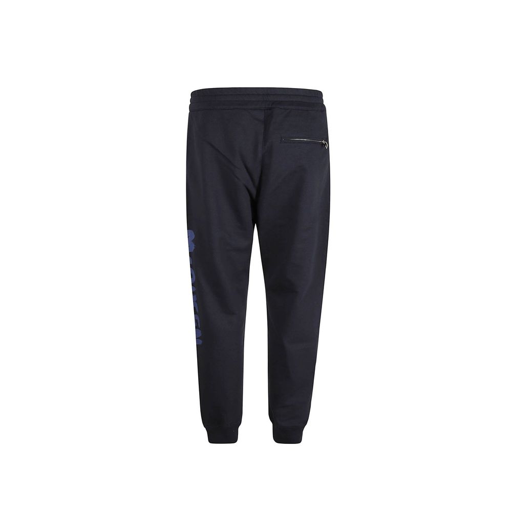 Alexander McQueen Blue Cotton Joggers (Workout Pants)