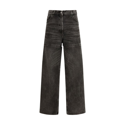 The Attico Black Cotton Jeans Denim
