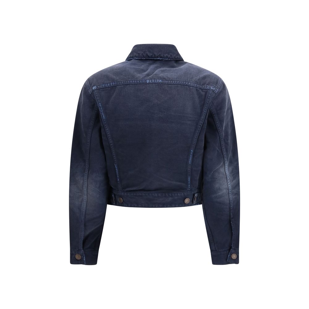 Balenciaga Blue Cotton Denim Jacket