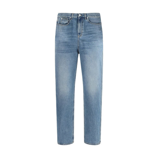 Gucci Blue Cotton Slim Fit Jeans