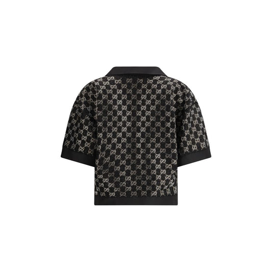 Gucci Black Viscose Top