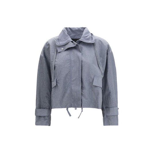 PINKO Blue Polyester Shell Jacket