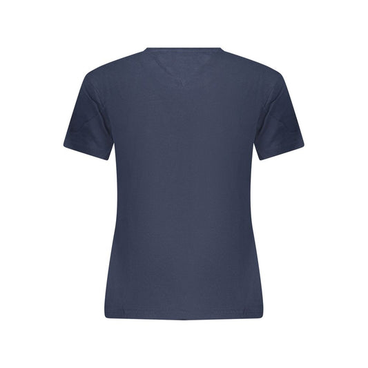 Tommy Hilfiger Blue Cotton Women T-Shirt