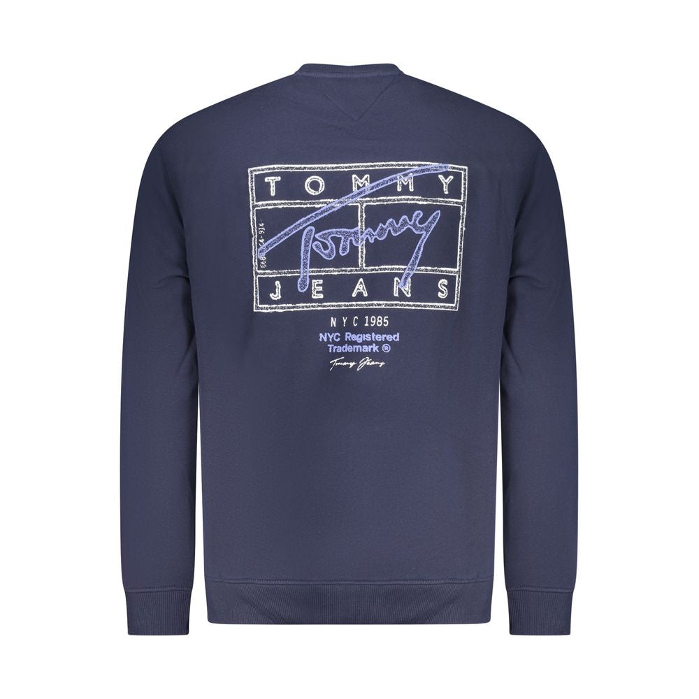 Tommy Hilfiger Blue Cotton Men Sweatshirt
