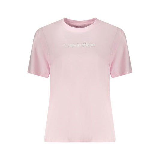 Calvin Klein Rosa Cotton Women T-Shirt