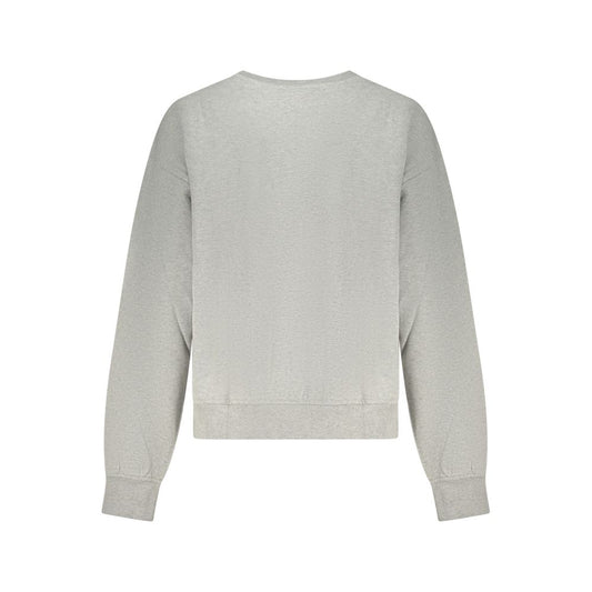 Calvin Klein Grigio Cotton Women Sweatshirt