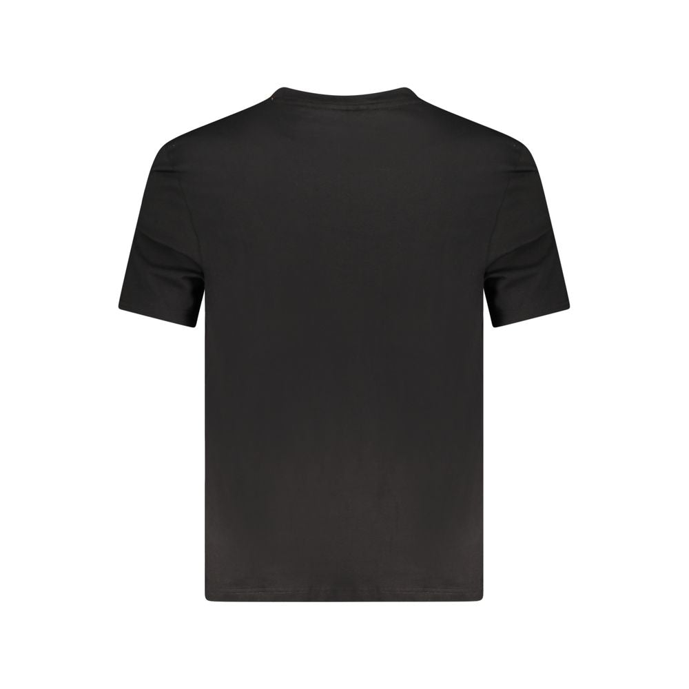 Hugo Boss Black Cotton Men T-Shirt