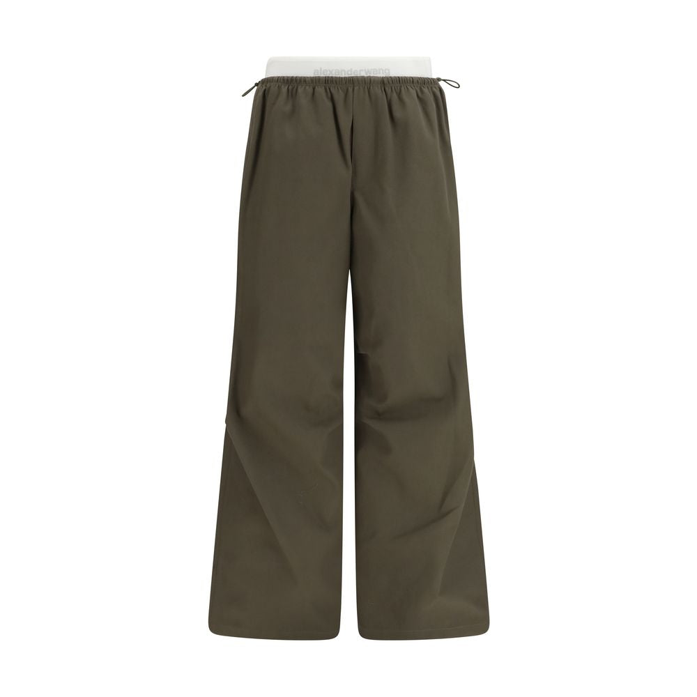 Alexander Wang Bicolor Cotton Casual Pants