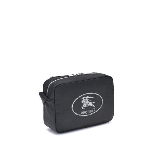 Burberry Black Polyester Shoulder Bag