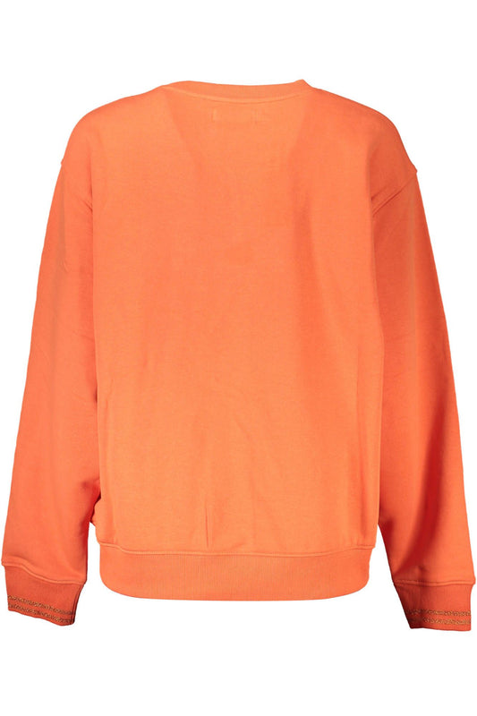 Desigual Orange Cotton Sweatshirt